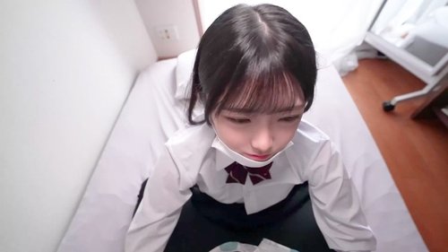 学校帰りのかわいいツンデレ女子高生が中出し、無修正